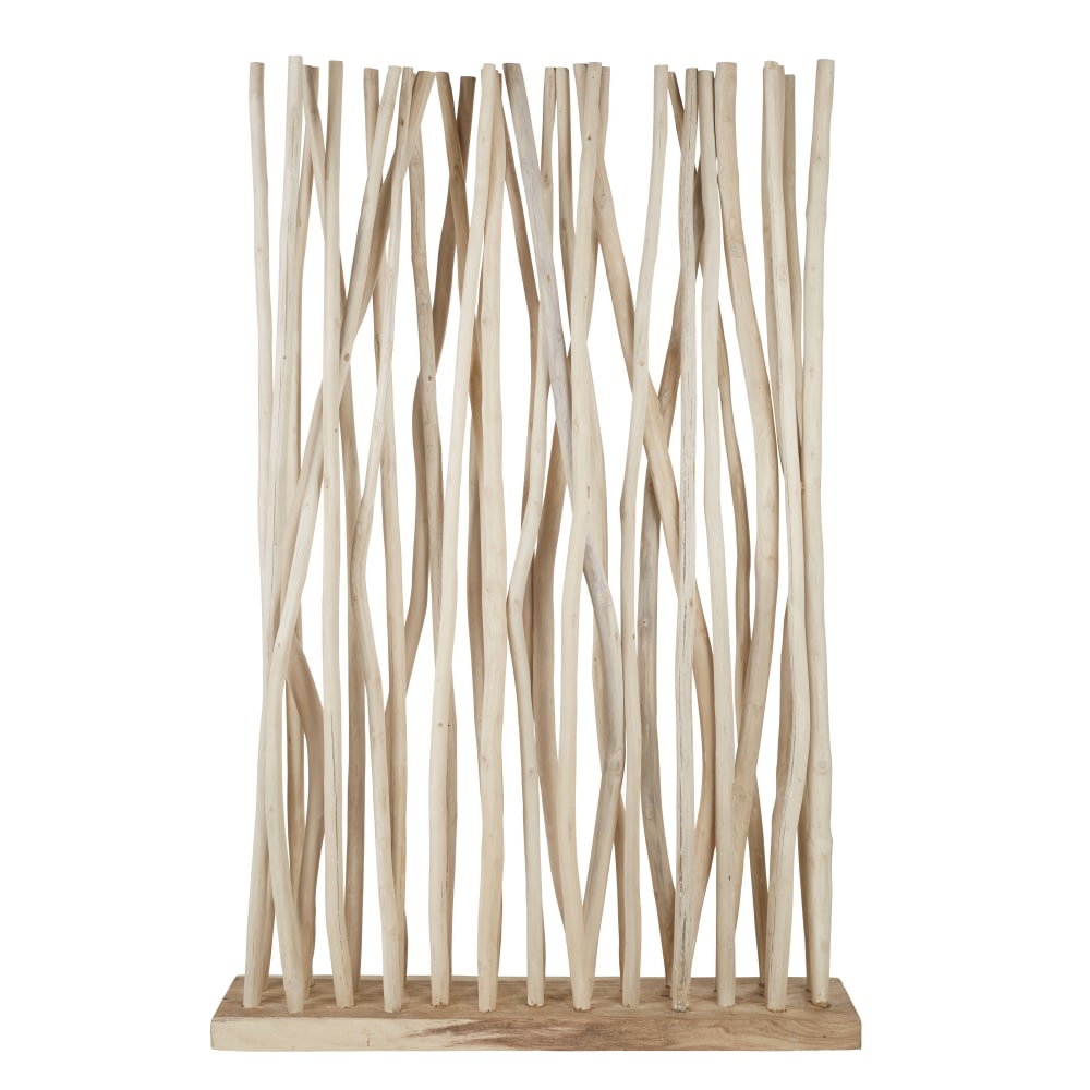 Paravent en bois de teck marron — Beyit