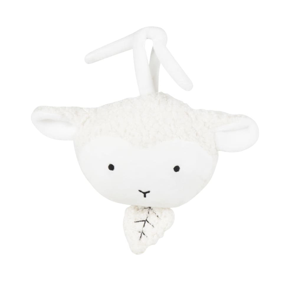 Peluche musicale mouton bouclettes écrues