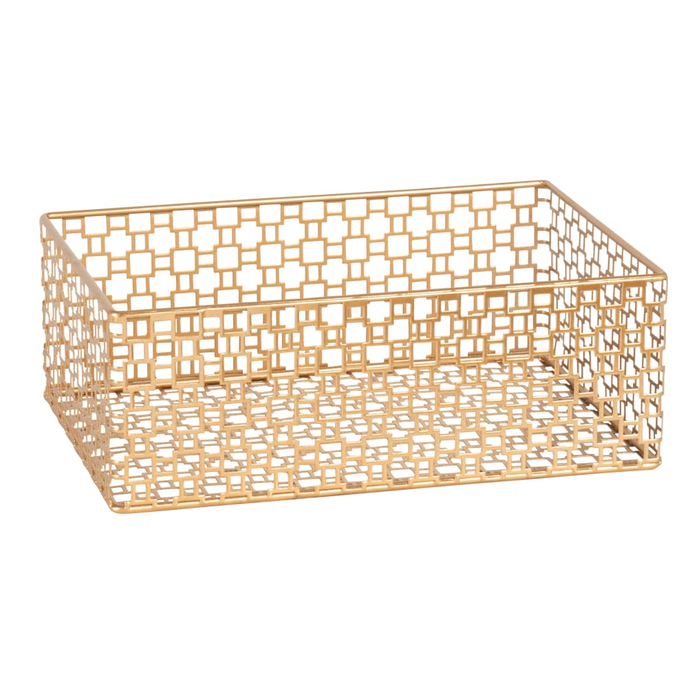 Petit panier en métal doré — Beyit