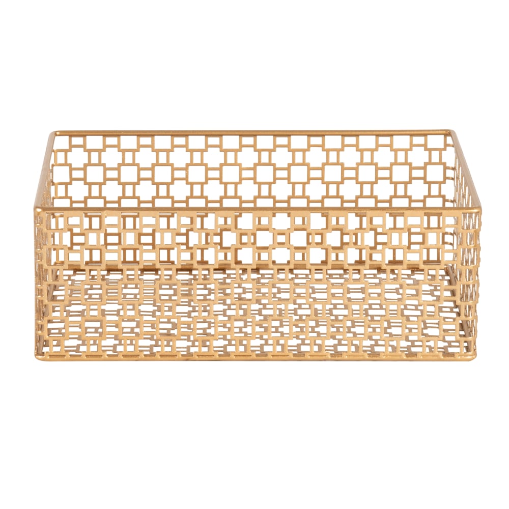 Petit panier en métal doré — vue 3
