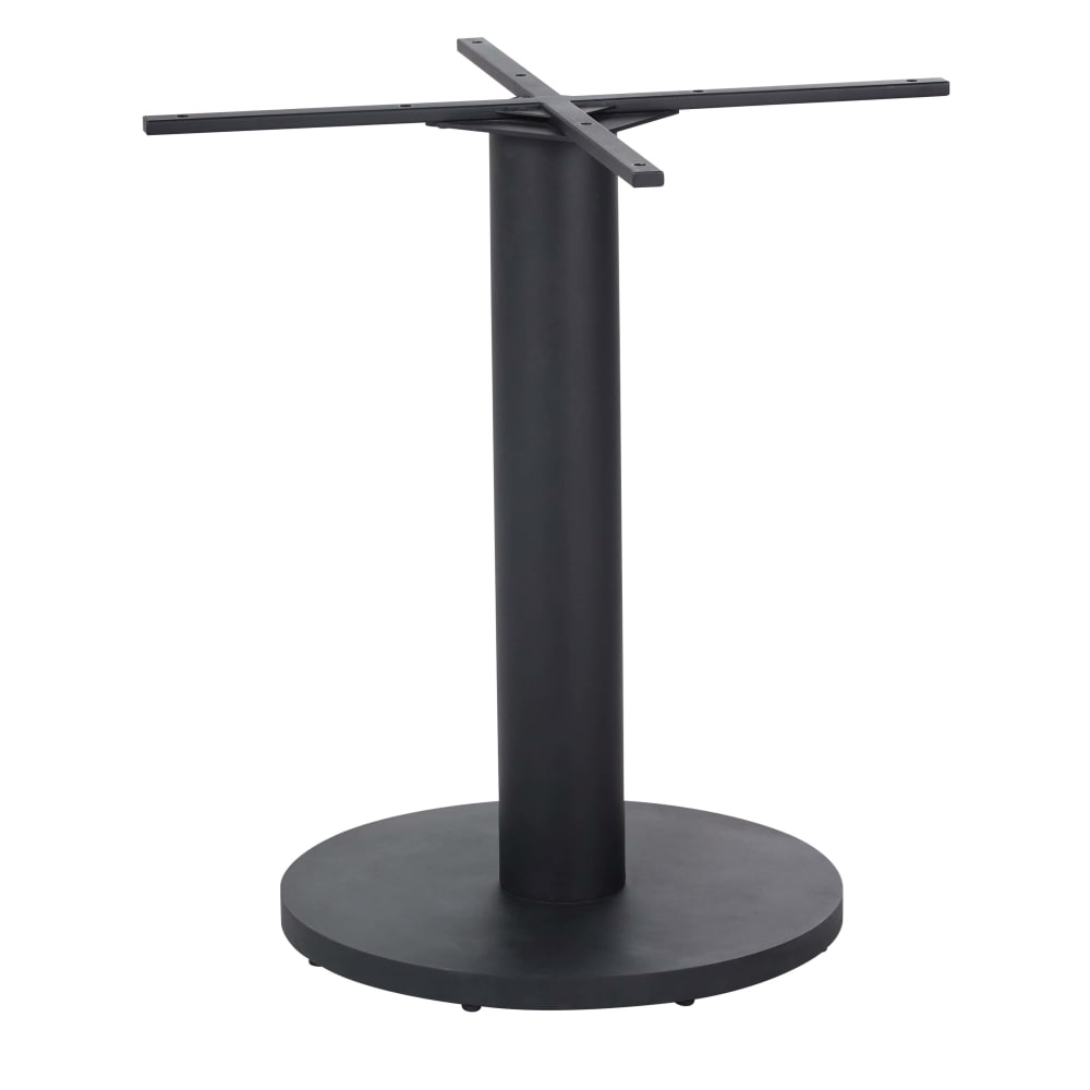Pied de table professionnel en acier noir H72 — vue 3