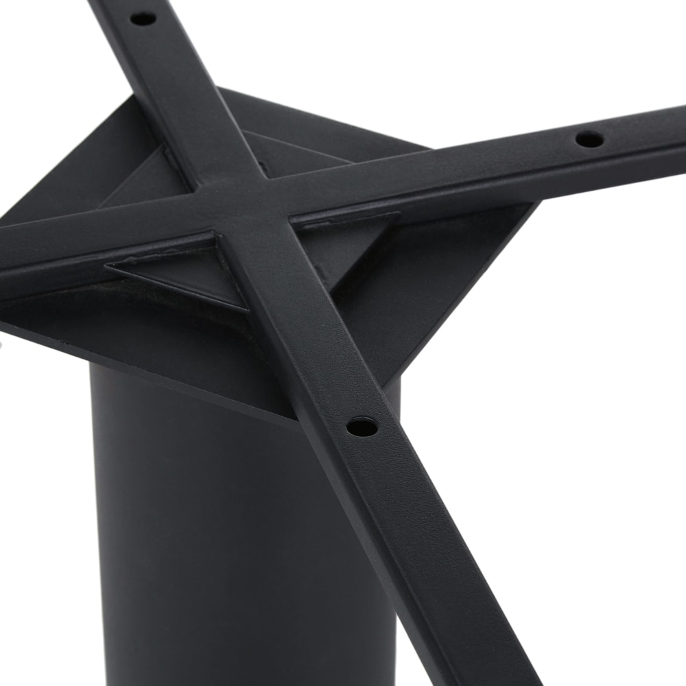 Pied de table professionnel en acier noir H72 — vue 4