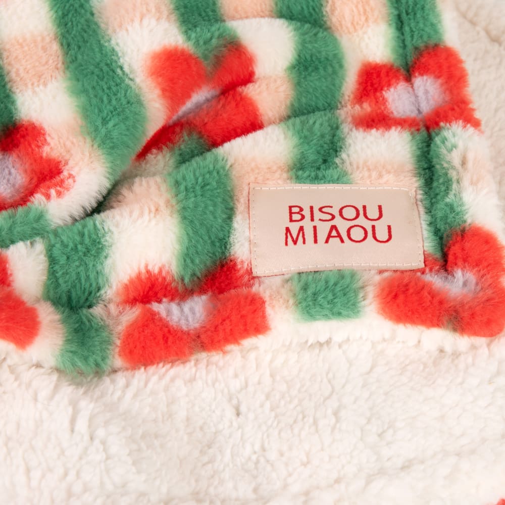 Plaid pour animaux motifs rose, rouge, vert et violet 105x70 - Maisons du Monde