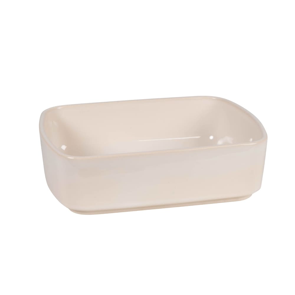 Plat en grès beige L21