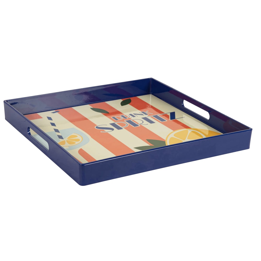 Plateau carré multicolore - Maisons du Monde