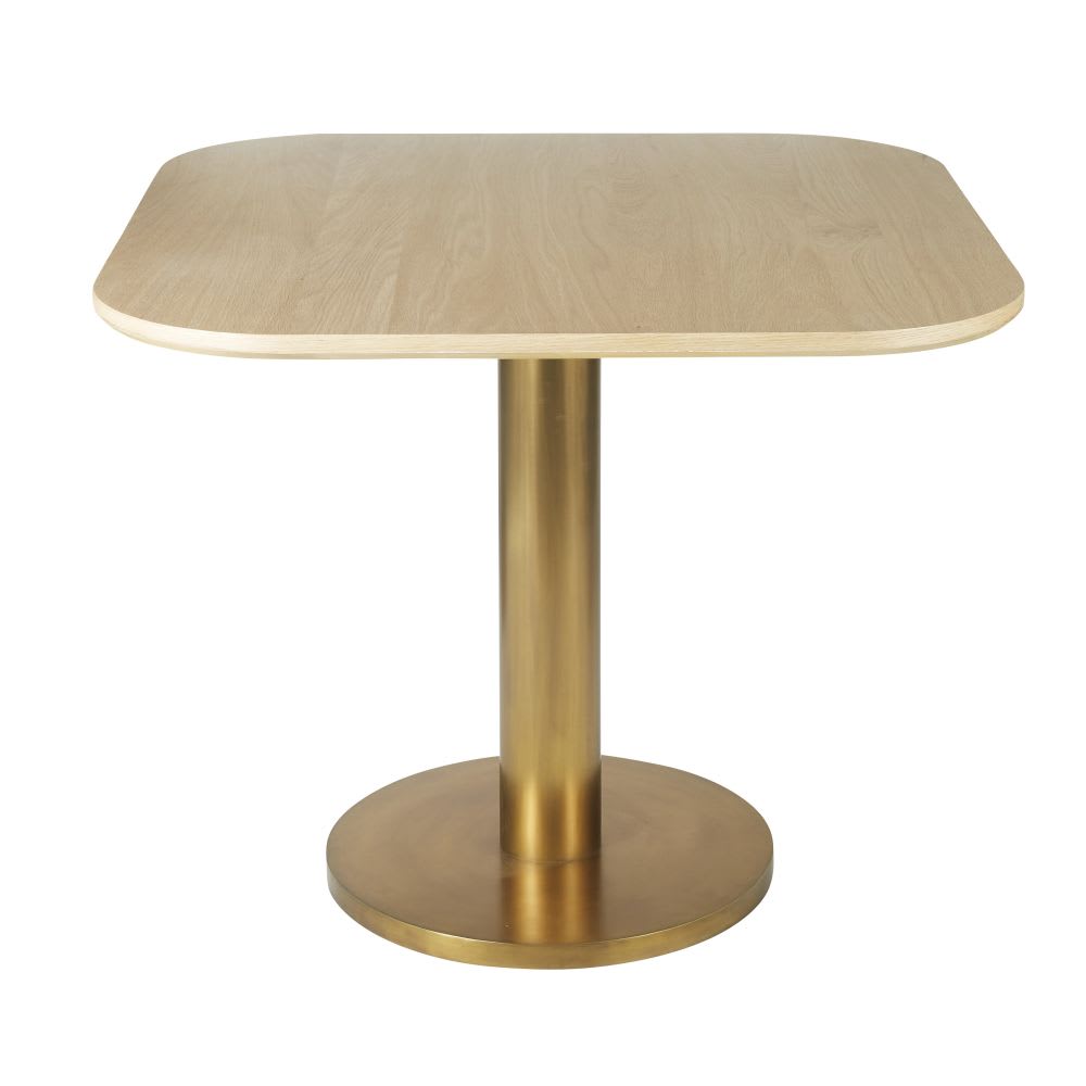 Plateau de table effet chêne 4 personnes L90