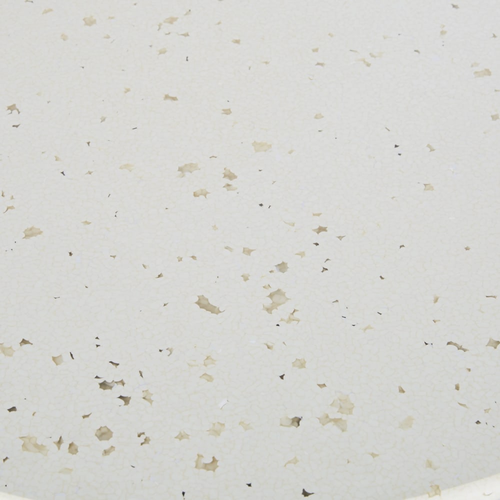 Plateau de table extérieur professionnel rond en plastique recyclé Le Pavé® effet terrazzo 2 personnes D60