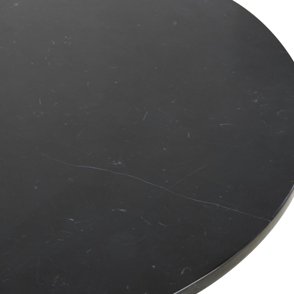 Plateau de table professionnel en marbre noir 2/4 personnes D70 - Maisons du Monde