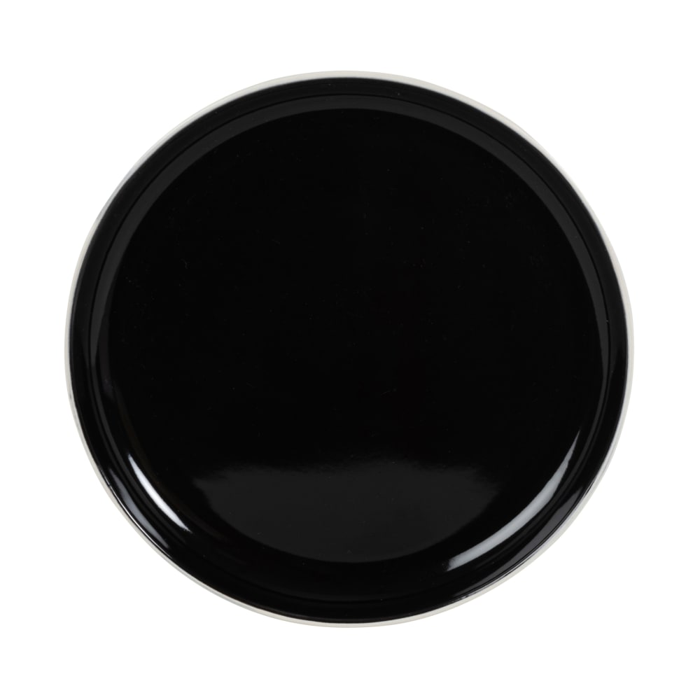 Plato de postre de cerámica blanco