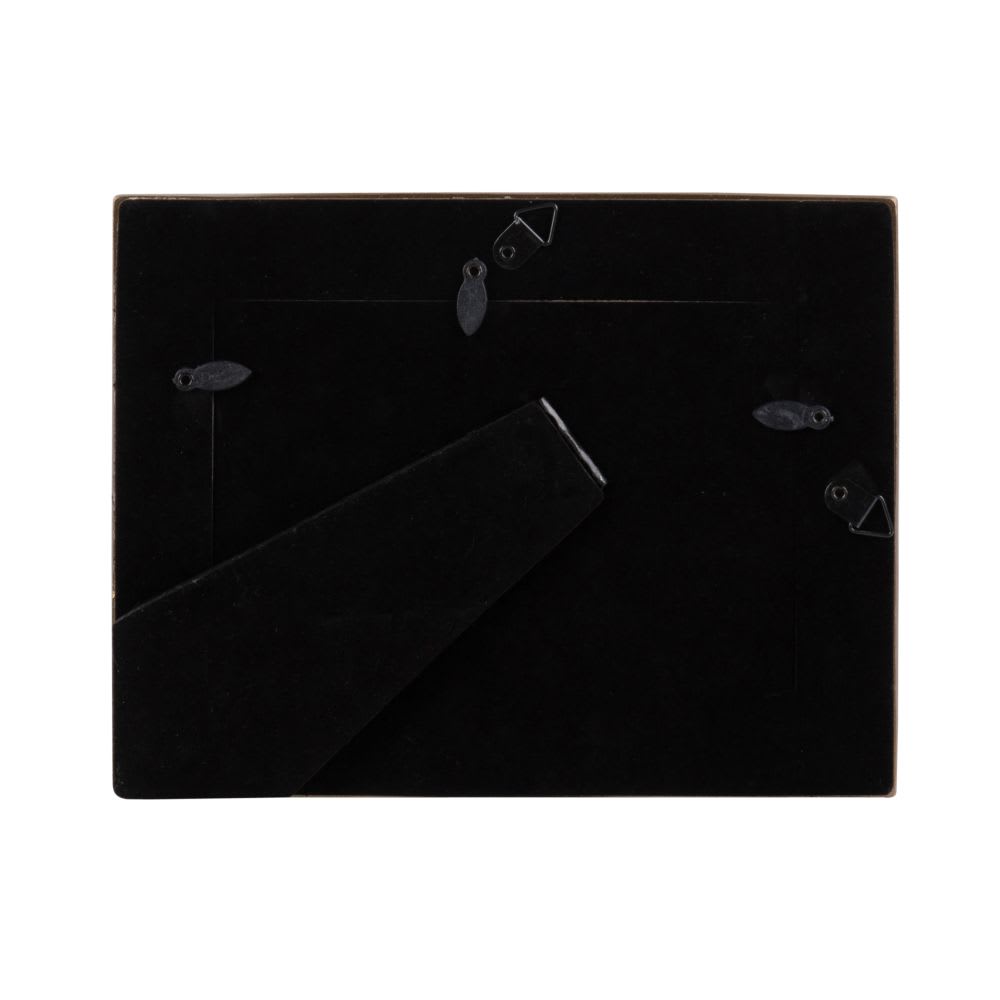 Portafoto dorato con motivi a righe 15x10 cm - Maisons du Monde