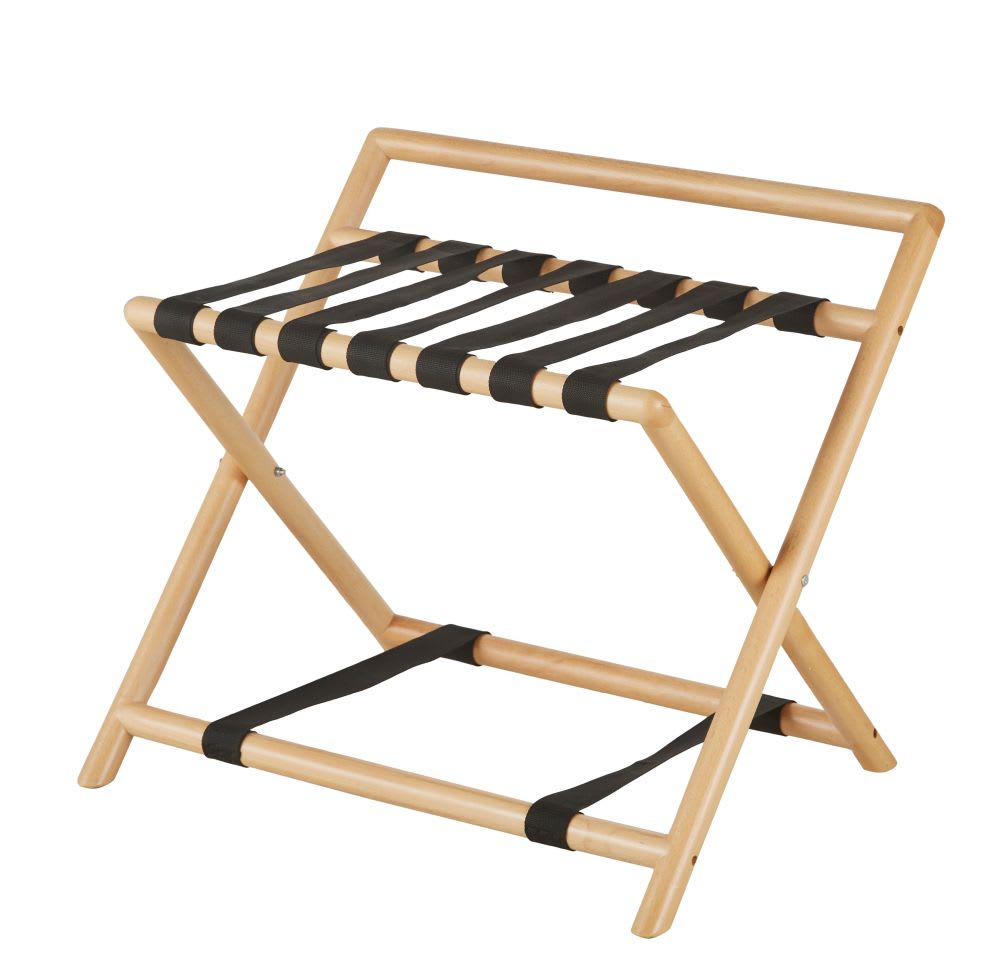 Porte-bagages pliable en hêtre