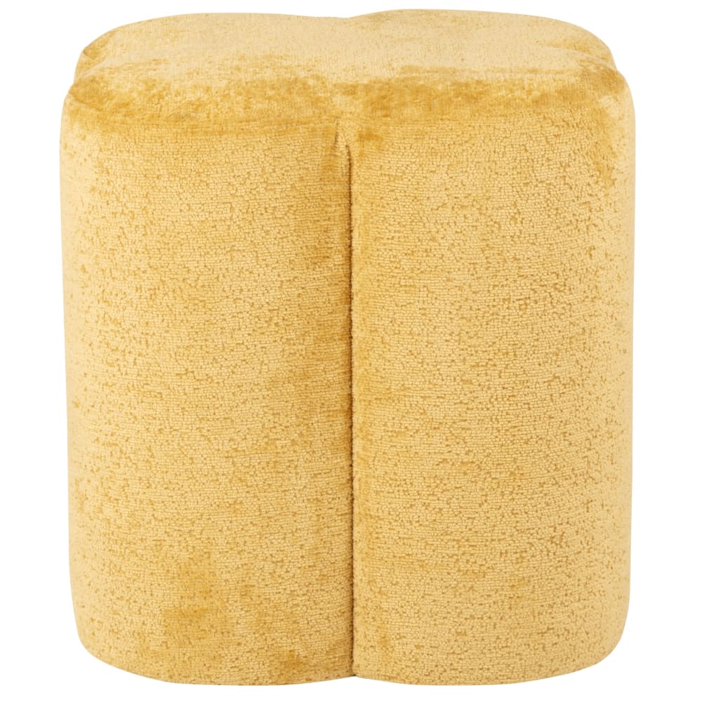 Pouf jaune ocre