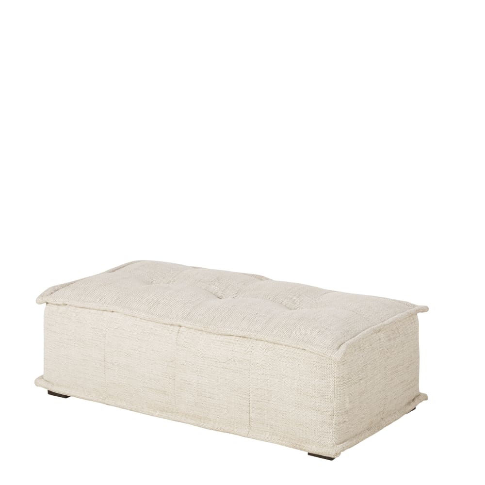 Pouf pour canapé modulable beige sable — vue 3