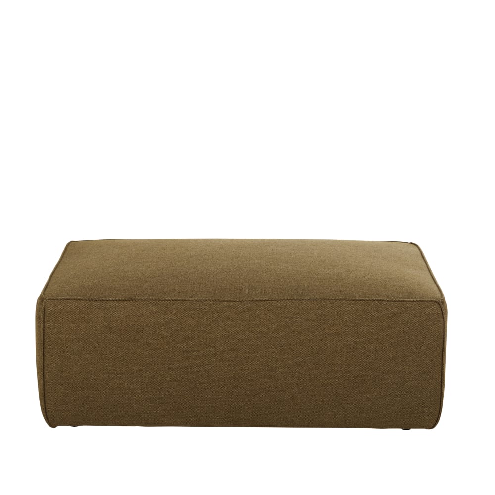 Pouf pour canapé modulable vert kaki