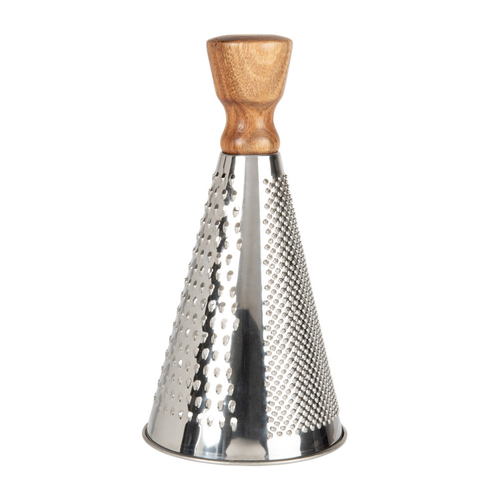 Rallador de acero inoxidable y madera