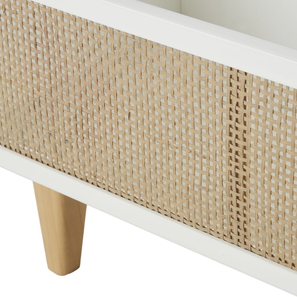 Range-livres blanc et cannage rotin (Maisons du Monde) - Image 6