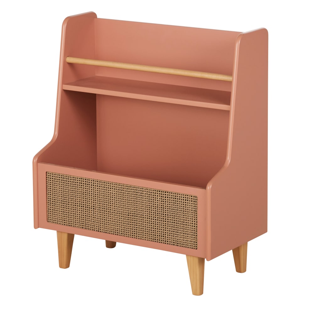 Range-livres enfant terracotta et cannage rotin - Maisons du Monde