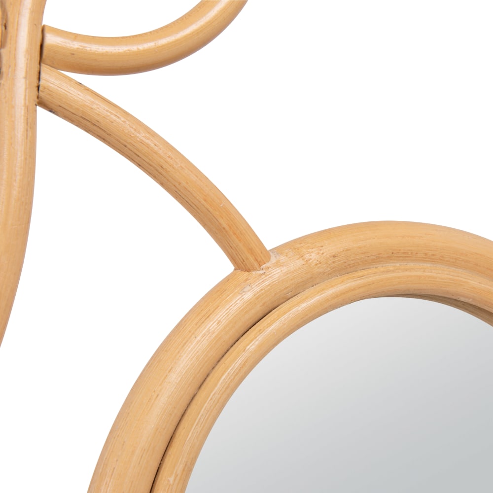 Rotan kersen spiegels 49x39 - Maisons Du Monde