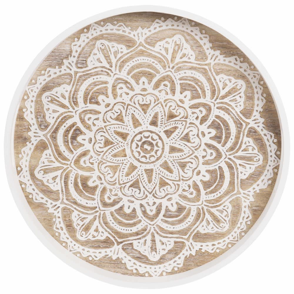 Rundes Tablett mit Griffen - Maisons Du Monde