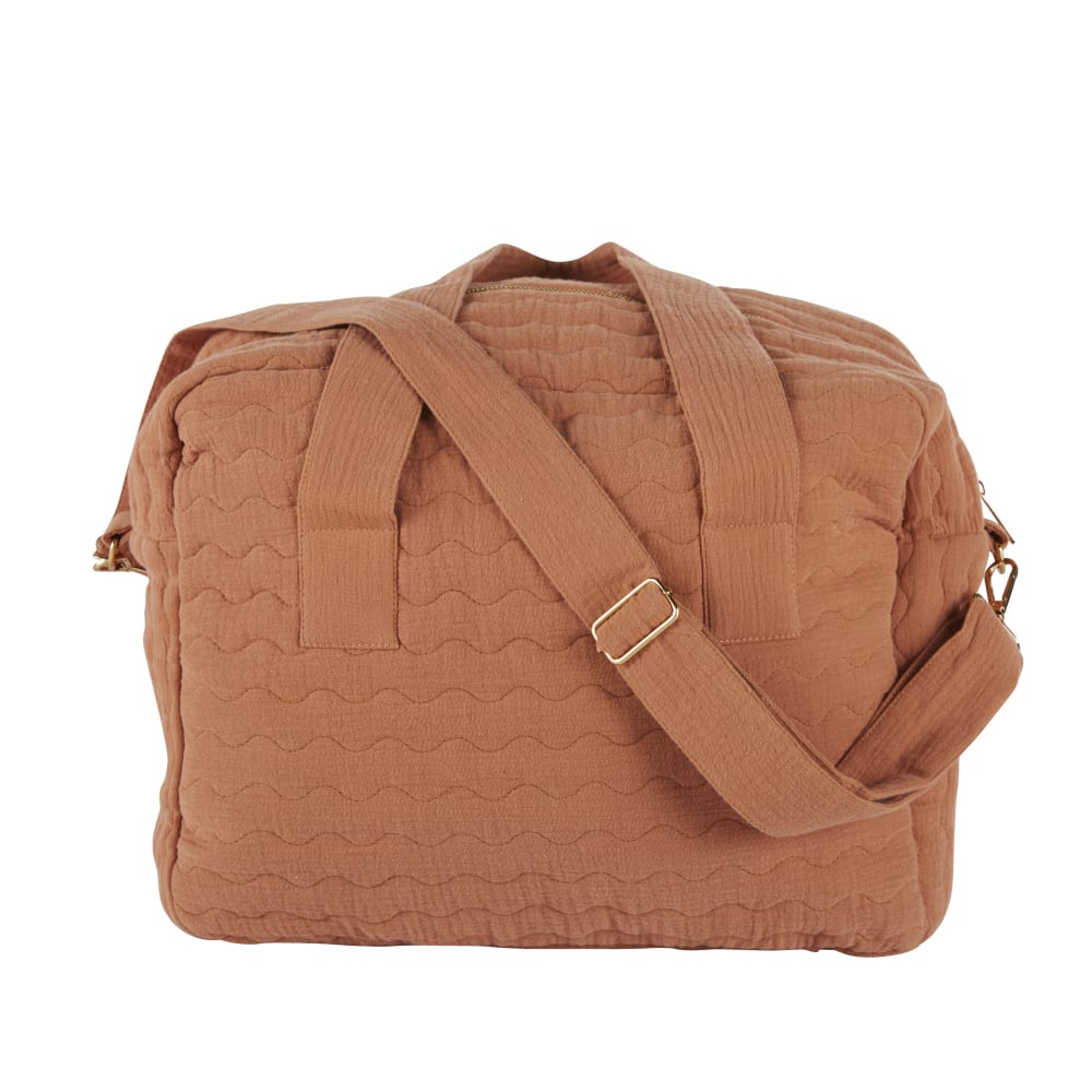 Sac à langer terracotta matelassé (Maisons du Monde) - Image 1