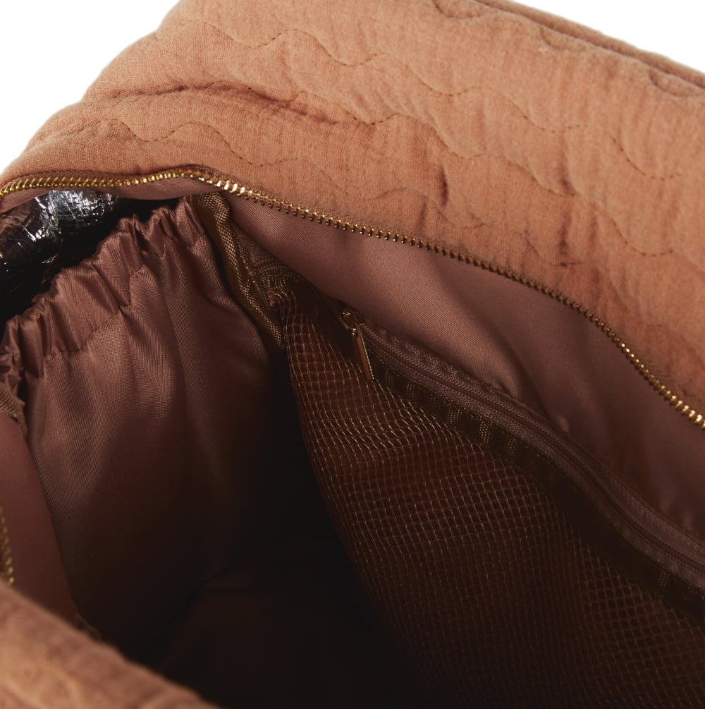 Sac à langer terracotta matelassé (Maisons du Monde) - Image 2