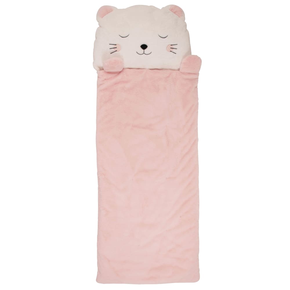 Sac de couchage enfant chat blanc, rose et doré - Maisons du Monde