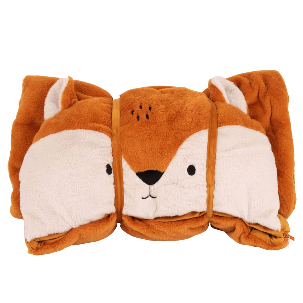 Saco de dormir infantil de zorro naranja