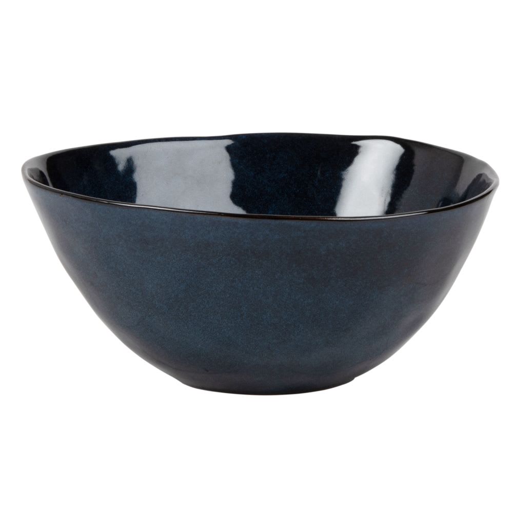 Saladier en grès bleu D26