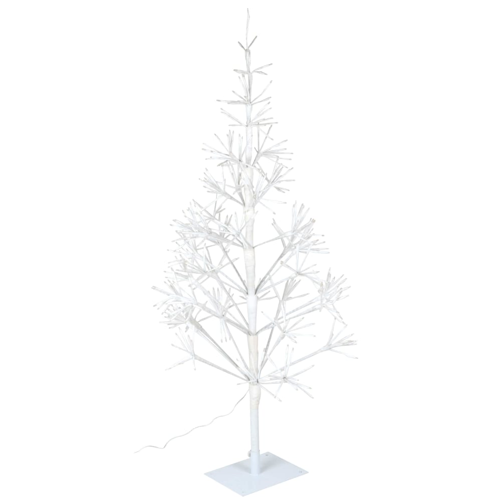 Sapin de Noël lumineux blanc H120