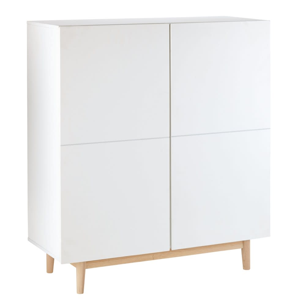 Schrank mit 2 Türen, weiß - Maisons Du Monde