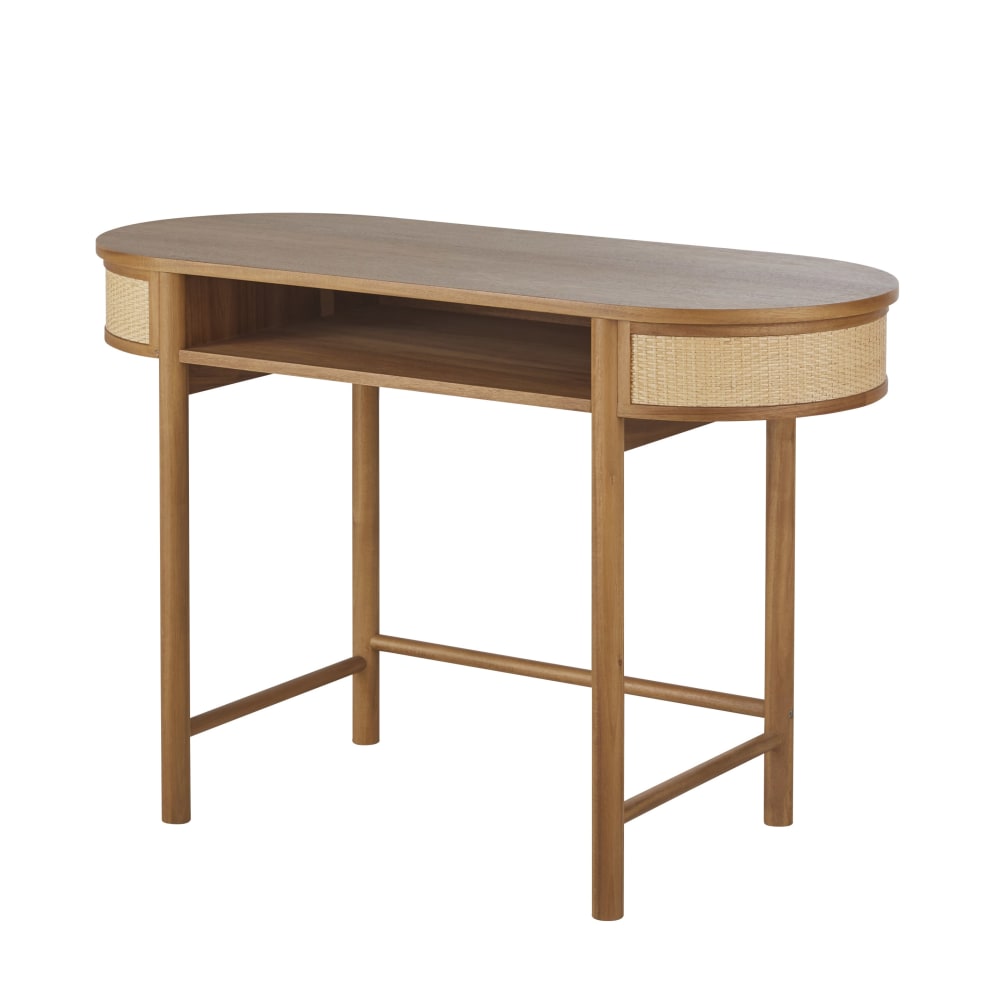 Schreibtisch aus Akazienholz und Rattan - Maisons Du Monde