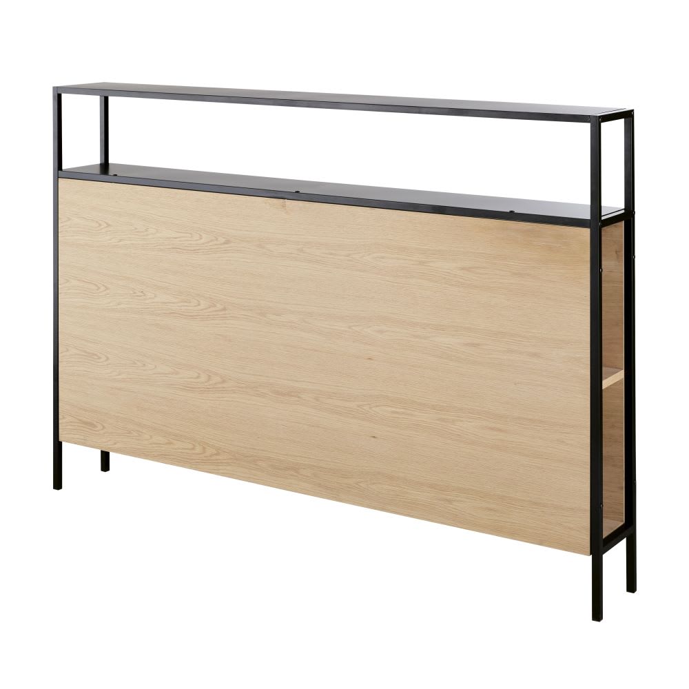 Schwarzes Metallkopfteil für ein 160 cm Bett - Maisons Du Monde