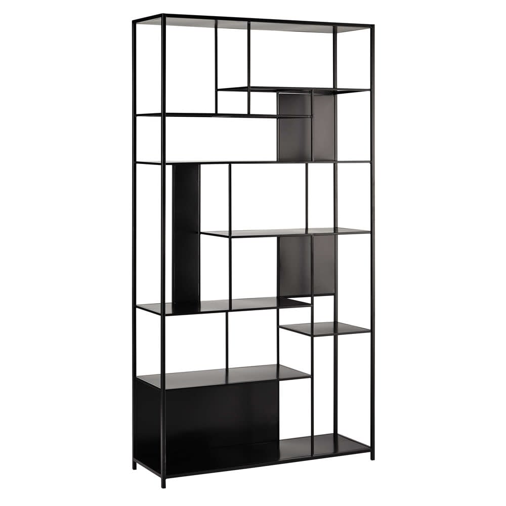 Schwarzes Stahlregal 107 cm - Maisons Du Monde