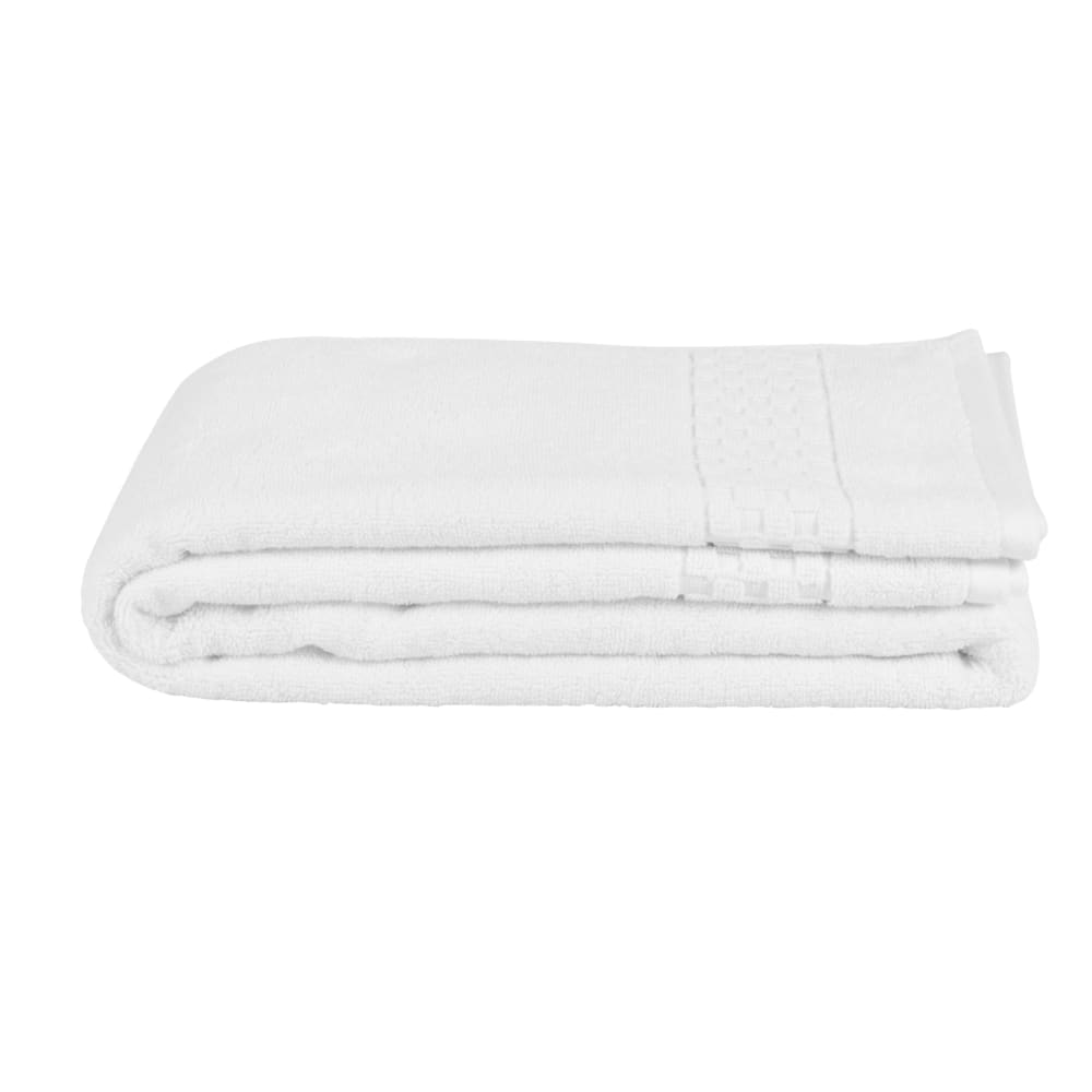 Serviette de bain en coton biologique blanc 70x140