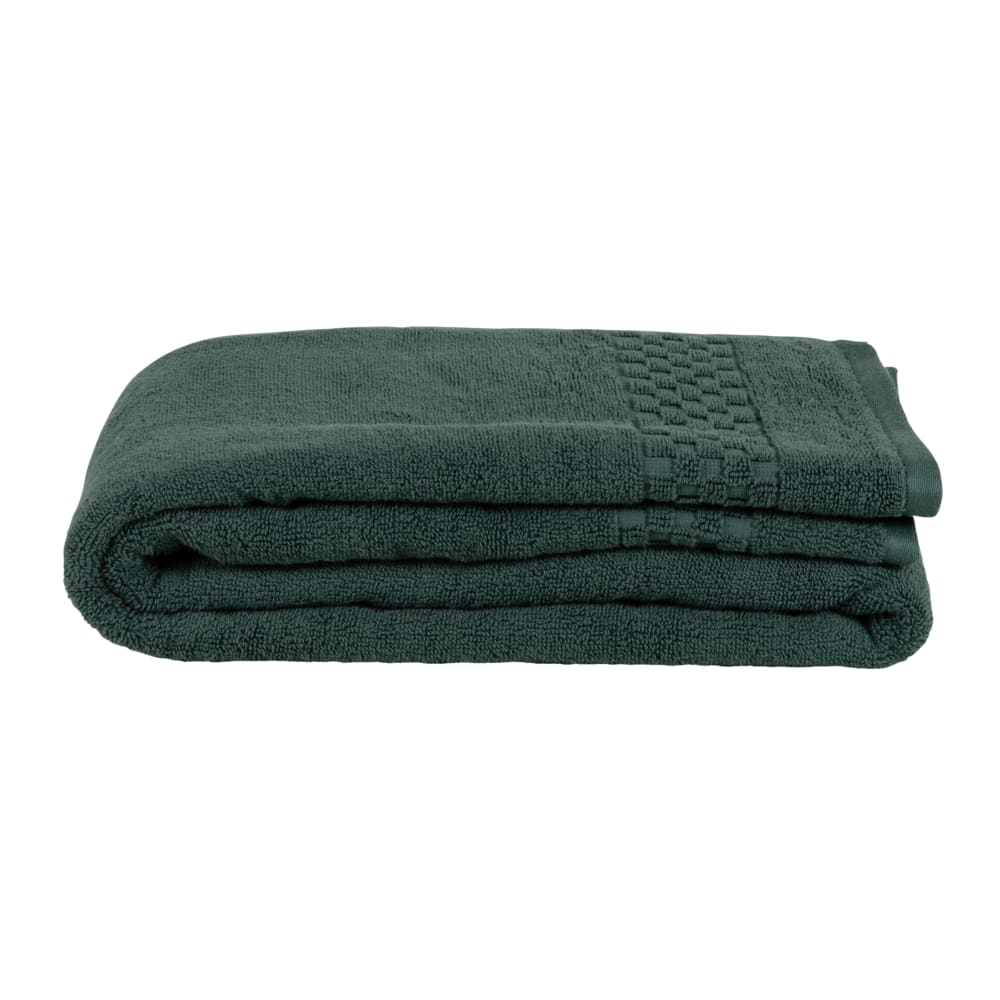 Serviette de bain en coton biologique vert 70x140