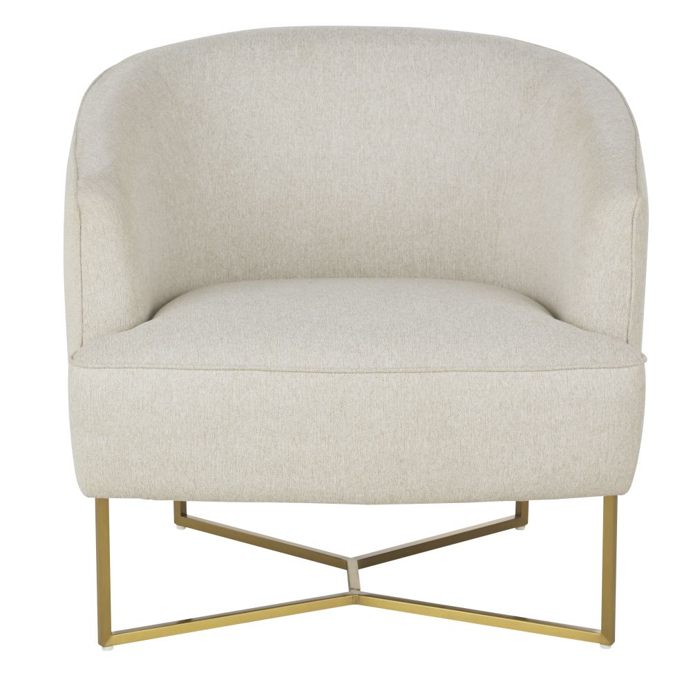 Sessel in Cremebeige-meliert - Maisons Du Monde