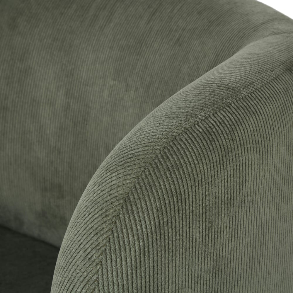 Sessel mit Cordbezug, khaki - Maisons Du Monde