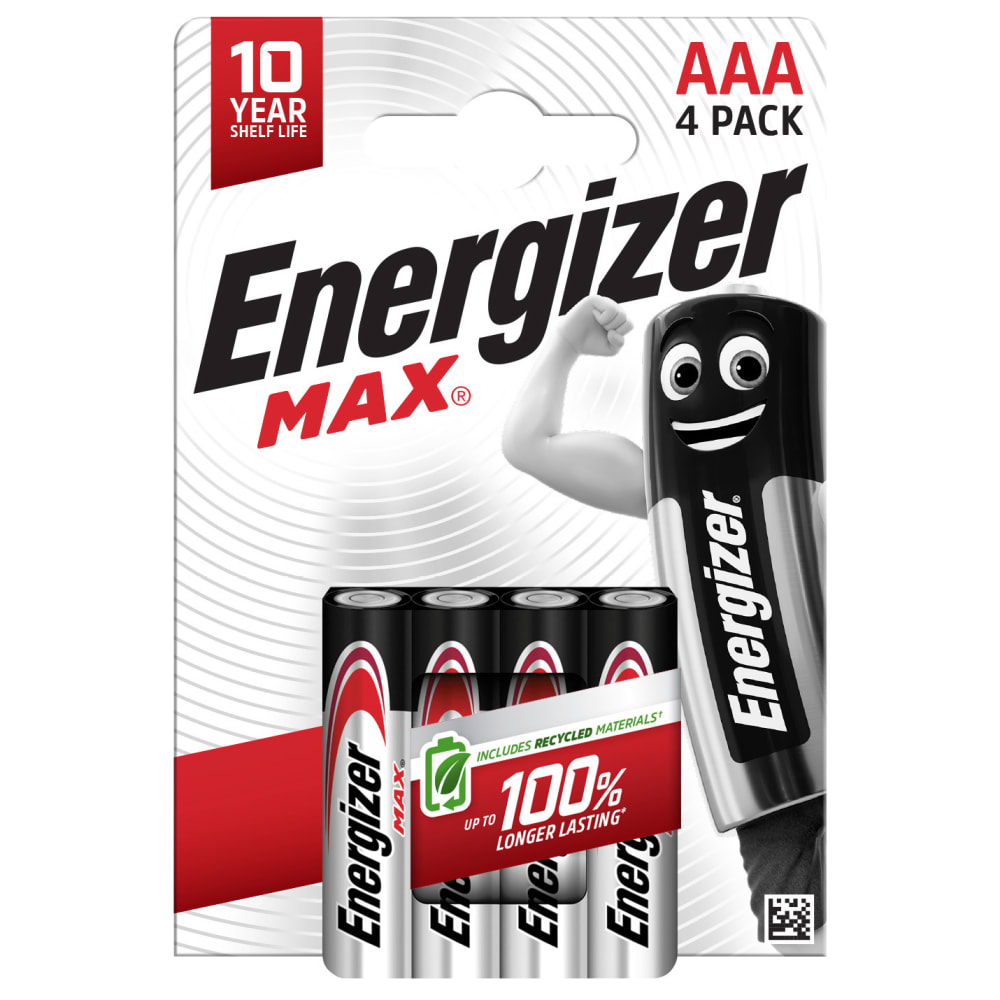 Set de 4 pilas Energizer Max