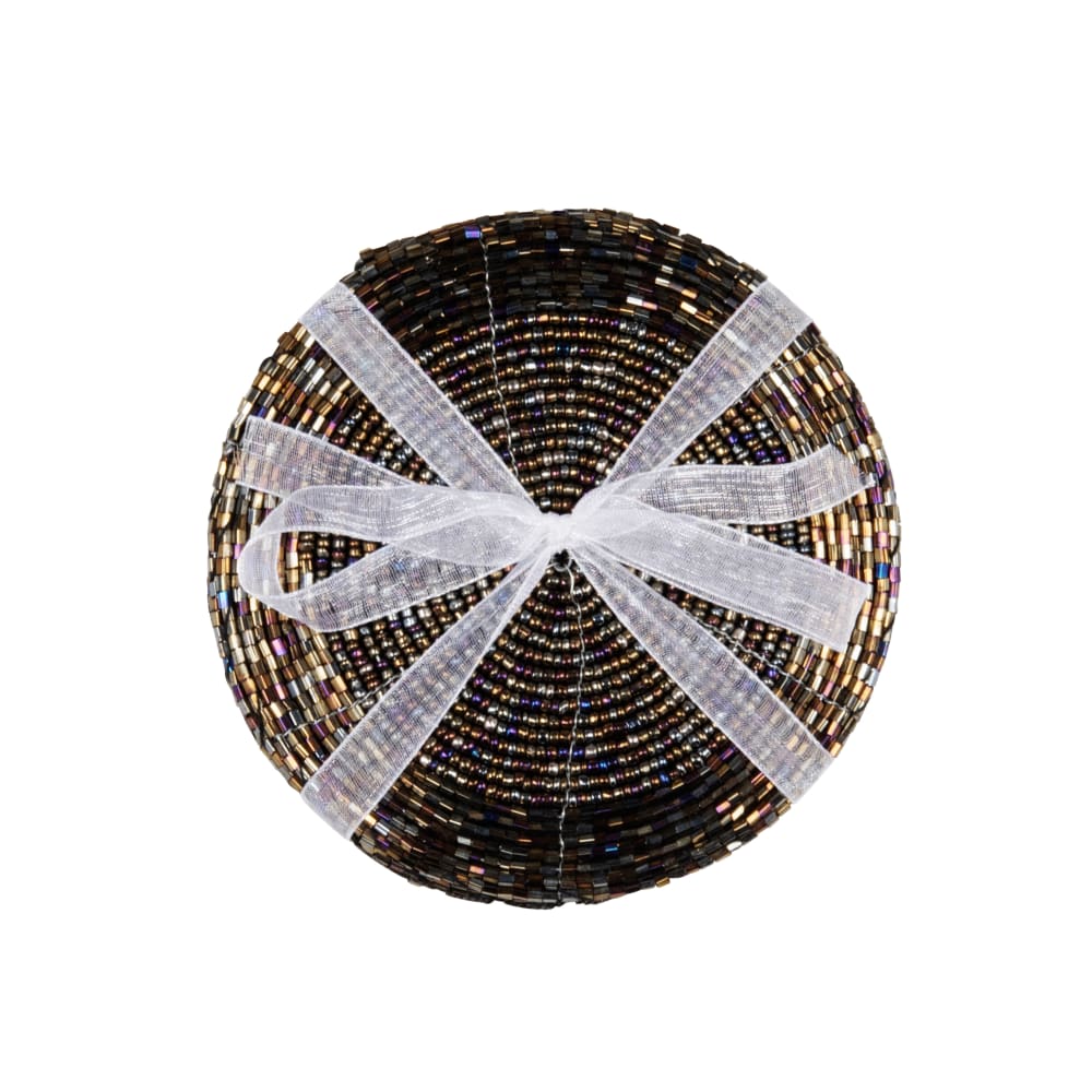 set de 4 posavasos de perla negra