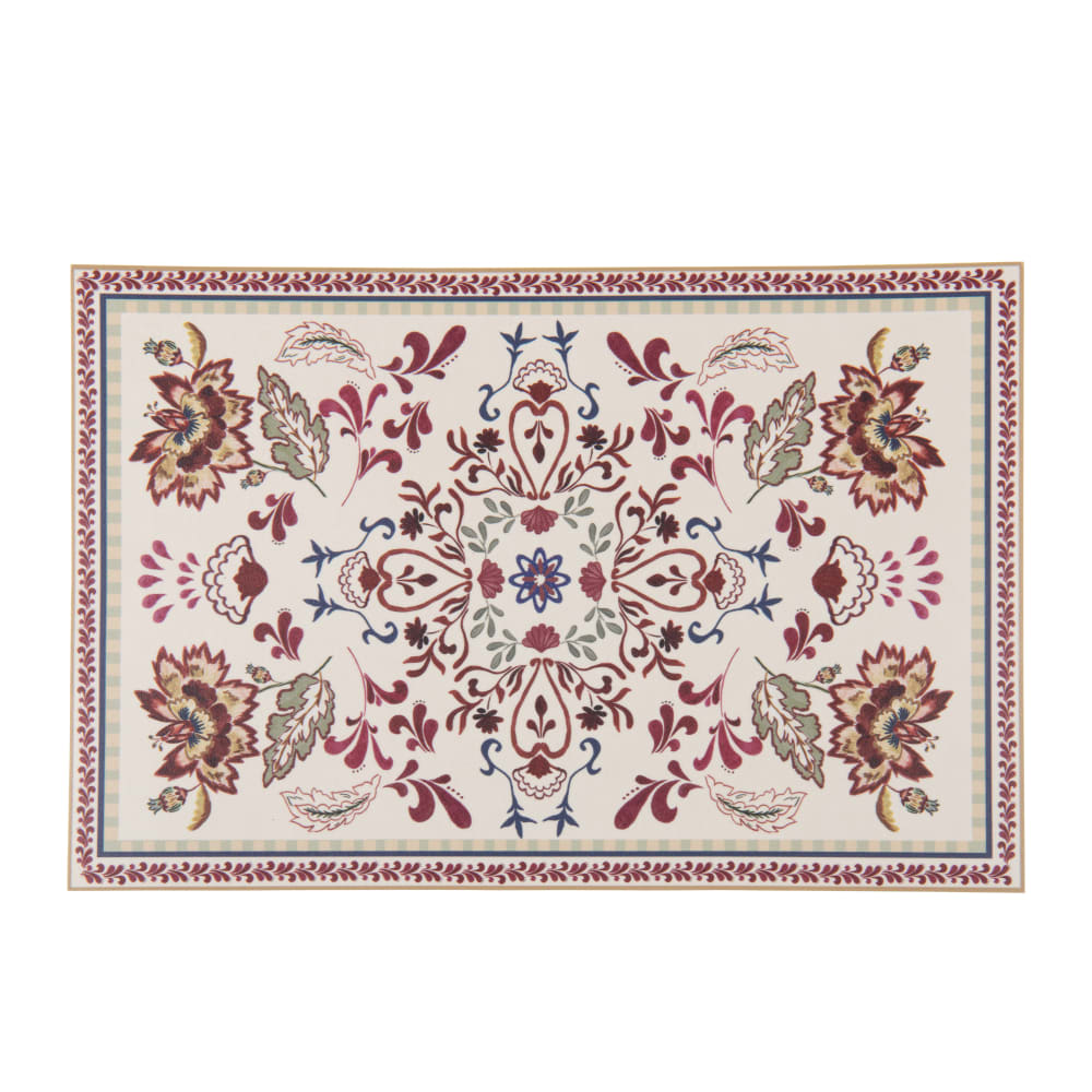 Set de table en vinyle tricolore à motif 45x30