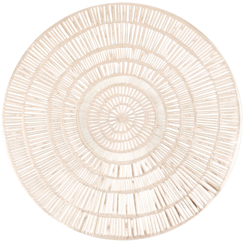 Set de table rond doré ajouré Set de table rond doré ajouré