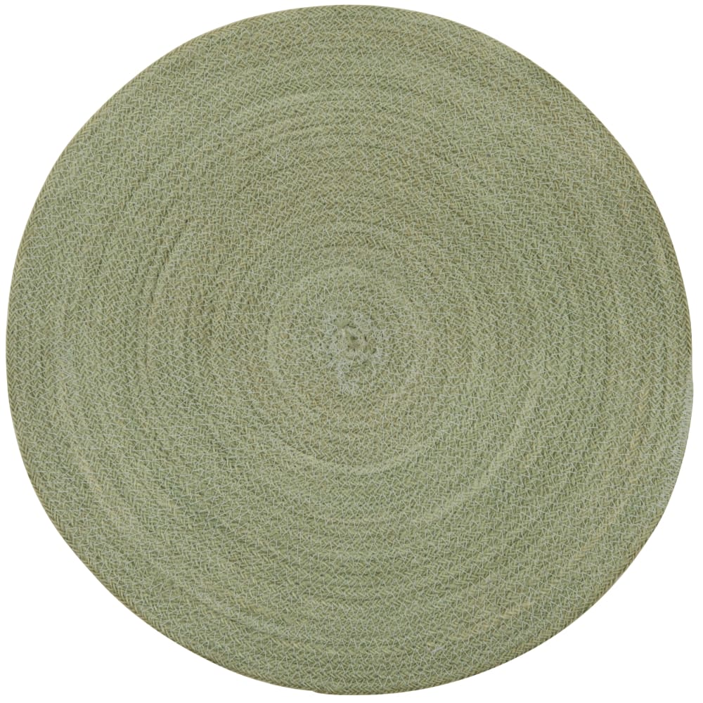 Set de table rond en jute vert D38