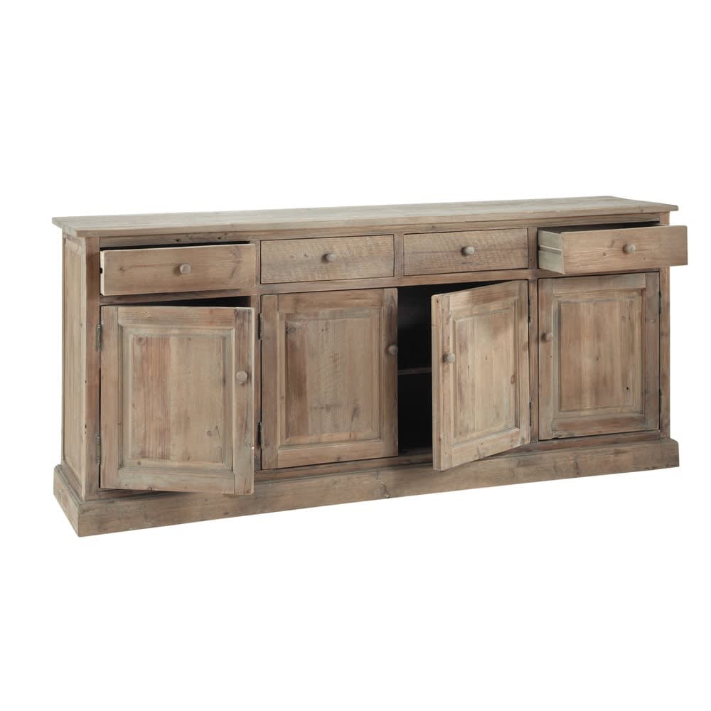 Sideboard aus recyceltem Tannenholz, 195 cm - Maisons Du Monde
