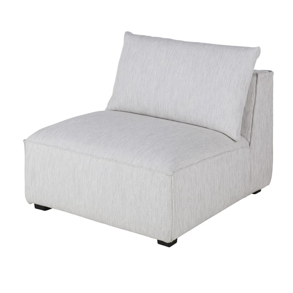 Sitzelement für modulares Sofa, hellgrau meliert - Maisons Du