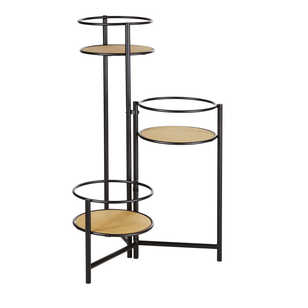 Soporte de plantas negro y beige - Maisons du Monde