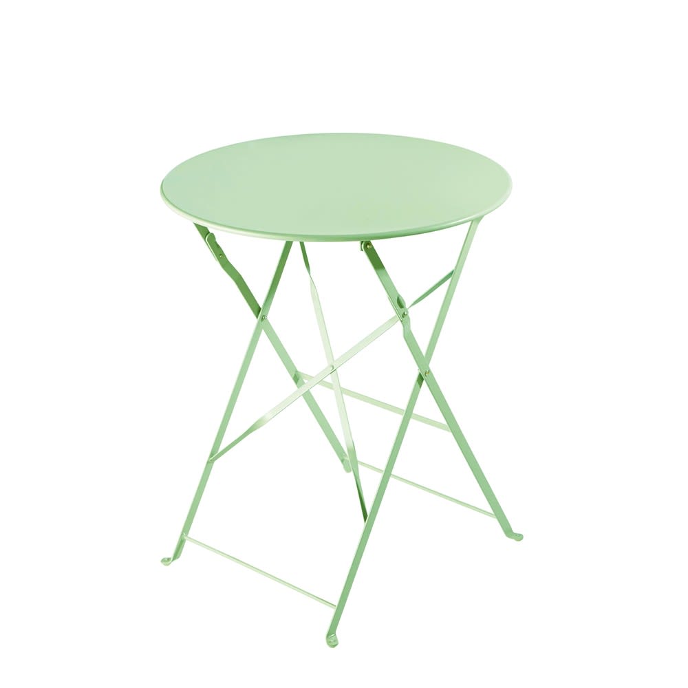 stalen klaptafel voor in de tuin D60, zeegroen - Maisons Du Monde
