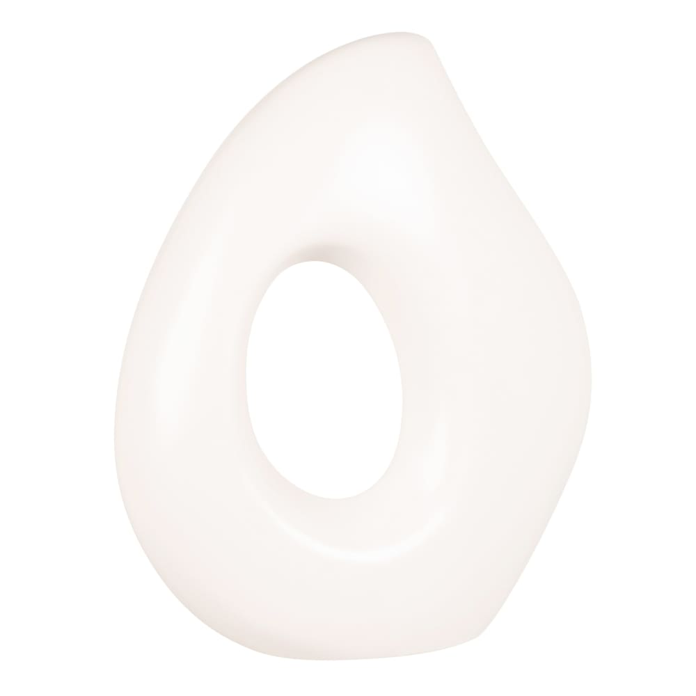 Statuette abstraite en céramique blanche H35 - Maisons du Monde