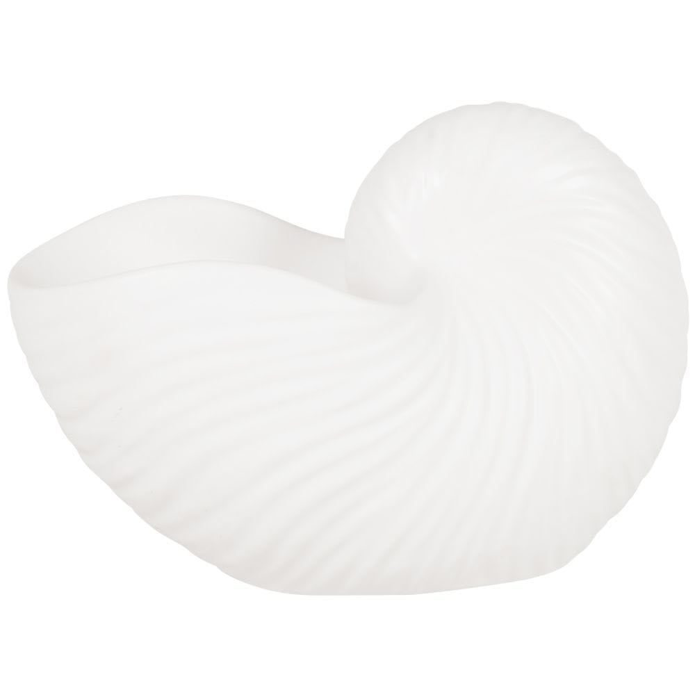 Statuette coquillage en céramique blanche H17 — Beyit
