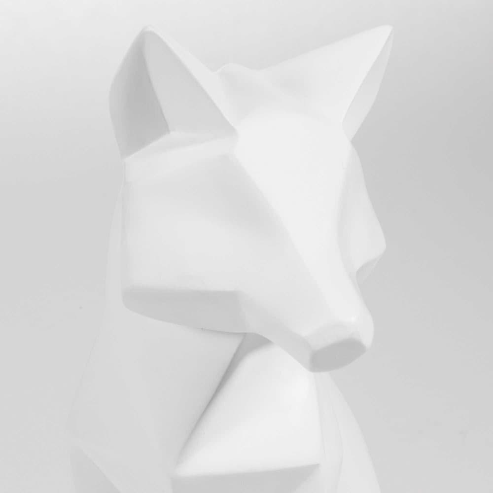 Statuette renard blanc H26 - Maisons du Monde