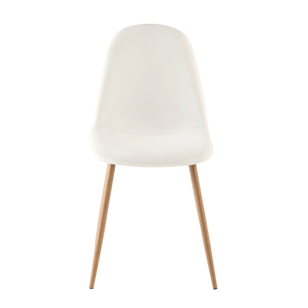 Stuhl in skandinavischem Stil, weiß - Maisons Du Monde